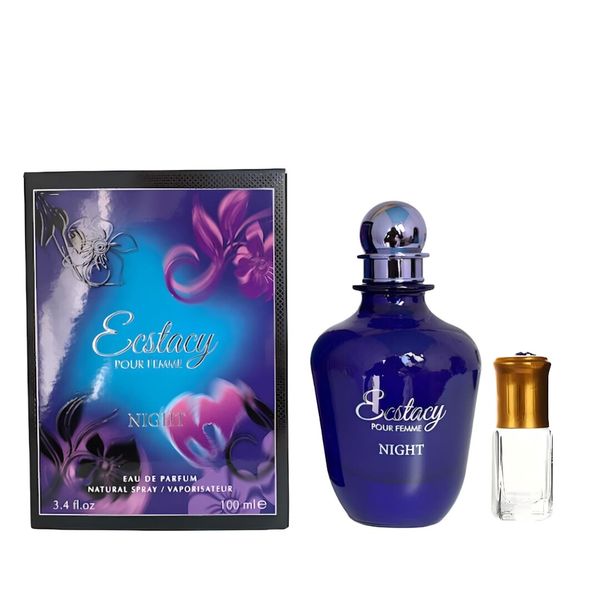 Ecstasy Night Eau de Parfum - 100ml + Perfume Oil Gift