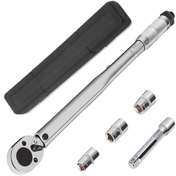 Torque Wrench Adjustable Torque -1/2 Inch Drive 28-210Nm Extension Bar