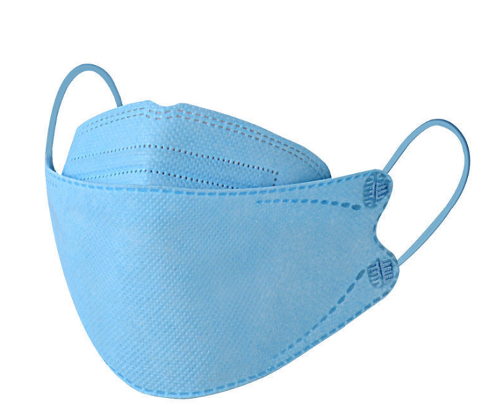 KF94 Fish Type Anti Fog Full Seal Disposable Protective Masks - Black -10's