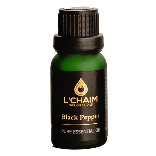 L'Chaim Wellness Oils - Pure Black Pepper Essential Oil - 15ml