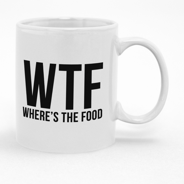 Where's The Food Coffee Cup Mug - Ideal Gift Idea for Coffee Drinkers