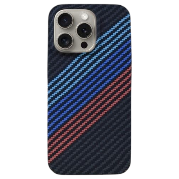 Colorful Striped Patterned Phone Case Compatible With Iphone 15 Pro Max - Black