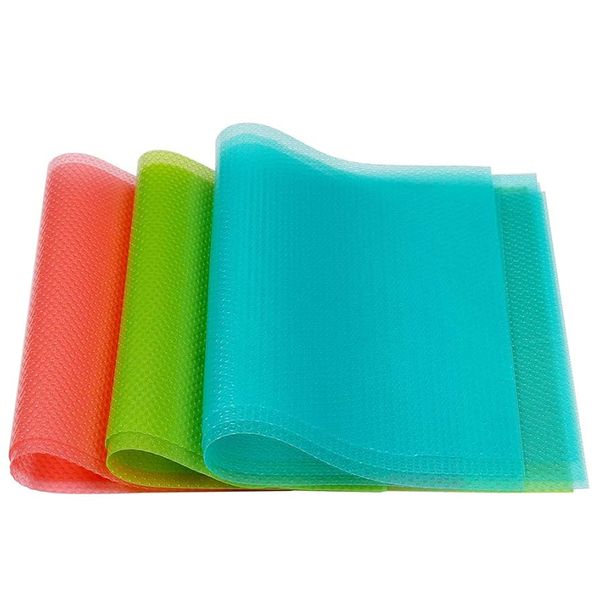 Non-Slip Refrigerator Shelf Mats - Washable and Reusable Liners