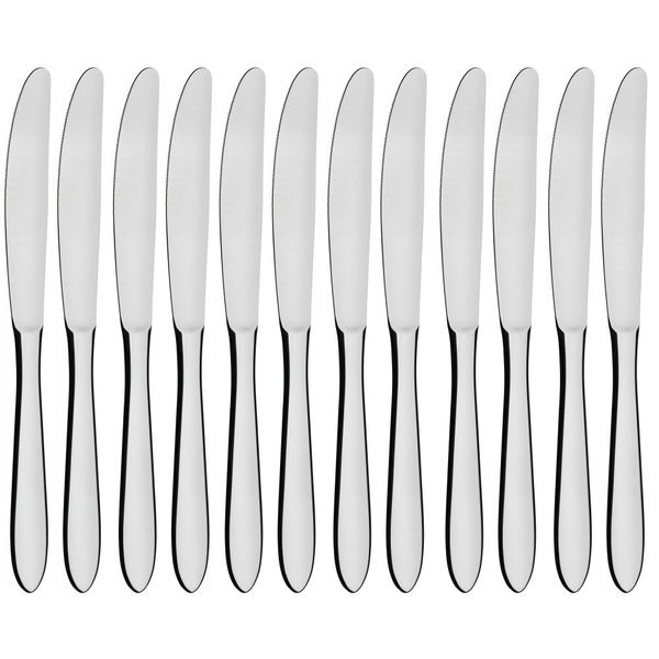 Tramontina 12 Piece Table Knife Satri Range Stainless Steel Dishwasher Safe