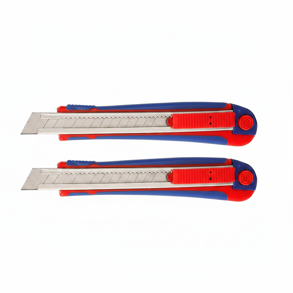 Workpro 9mm Auto Load Snap-Off Utility Knife - 2 Pack