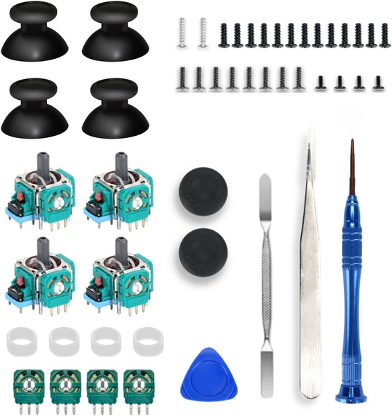 Analog Joystick &amp; Thumb Stick GripCaps Repair for PS5 Rocker Replacement