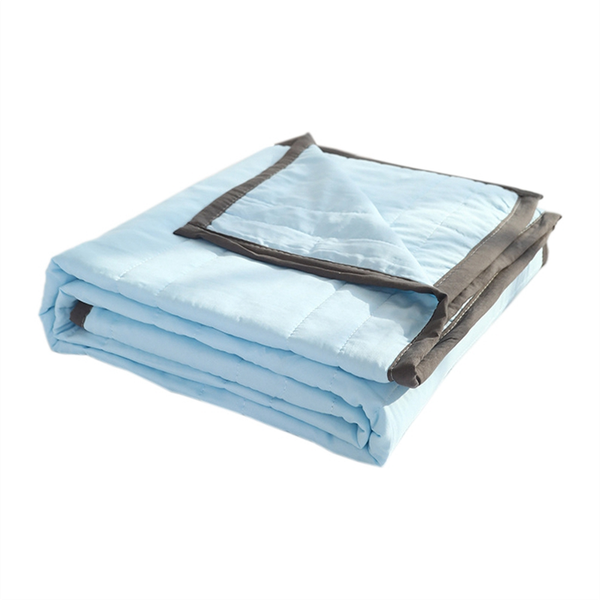 Ice Blanket for All-Season - Summer Cooler Quilt Blue 140 x 200Cm