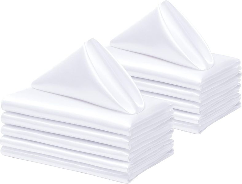 20 Pack Satin Plain Napkins