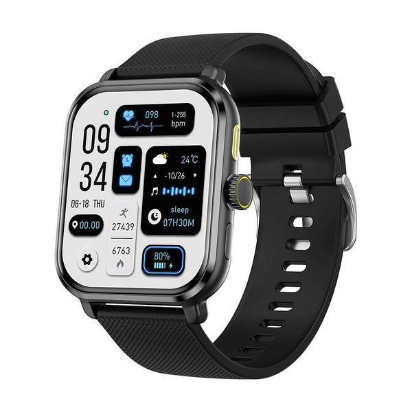 1.83" AMOLED Smart Watch for Men Women, 24/7 Heart Rate, Blood Oxygen