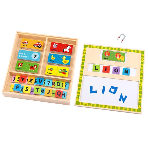 TookyToy Learning Puzzle Box with Activity Cards
