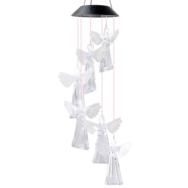 Garden Wind Chimes Lamp LED Hanging Angel