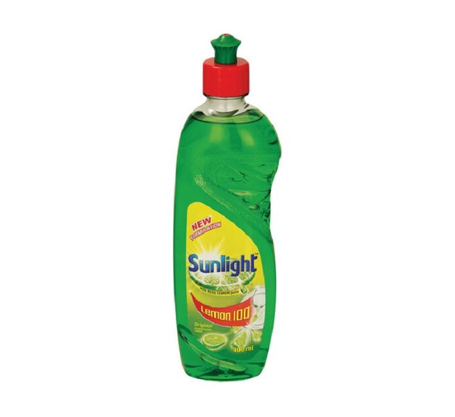 Sunlight Lemon Original Dishwashing Liquid (3 x 400ml)