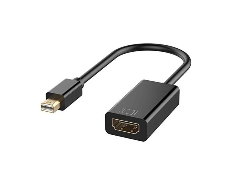 Mini DisplayPort to HDMI adapter cable - Black-1080P