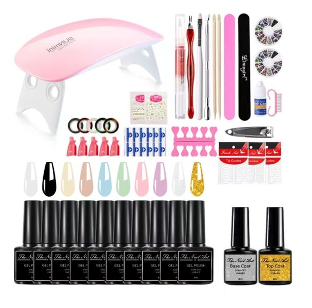 Starter Set With UV/LED Gel Polish Nail &amp; Nail Art