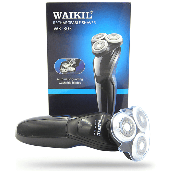 WAIKIL Cordless Rechargeable Wet&amp;Dry Electric Shaver/Razor Shaving Machine