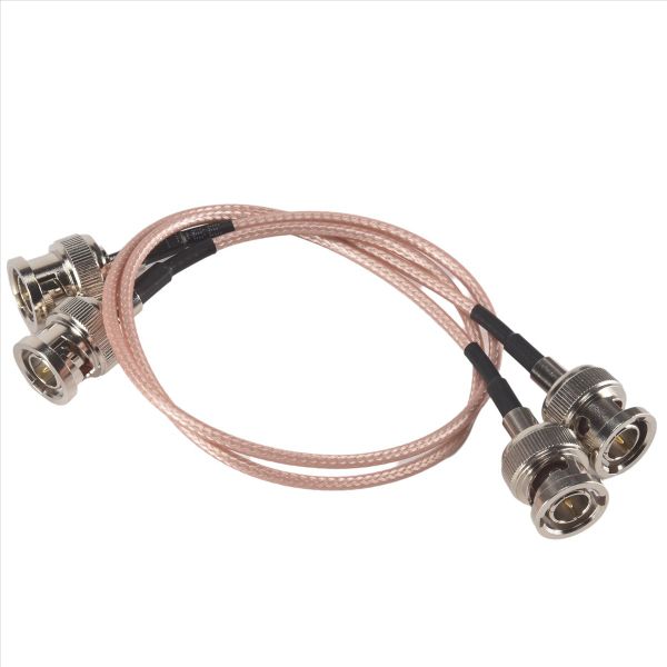2 Pcs 3G Hd Sdi Cable Bnc Cable 30Cm for Cameras Bmcc Video Equipment