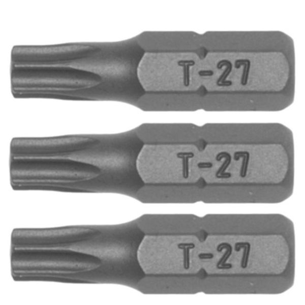 TengTools - Bit TX27 25mm 1/4 Hex Drive 3 Pieces - TX2502703