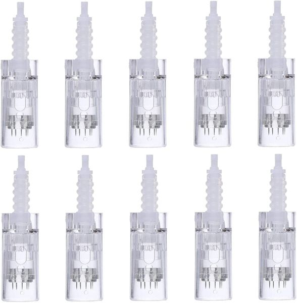 12 Pin Clip in Micro Needling Cartridge - Pack of 10 Disposable Cartridges