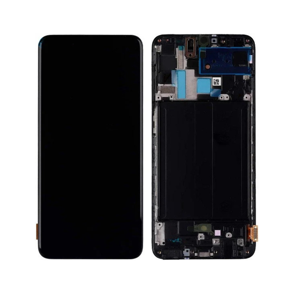 LCD Display with Frame Compatible with Samsung Galaxy S20 Ultra