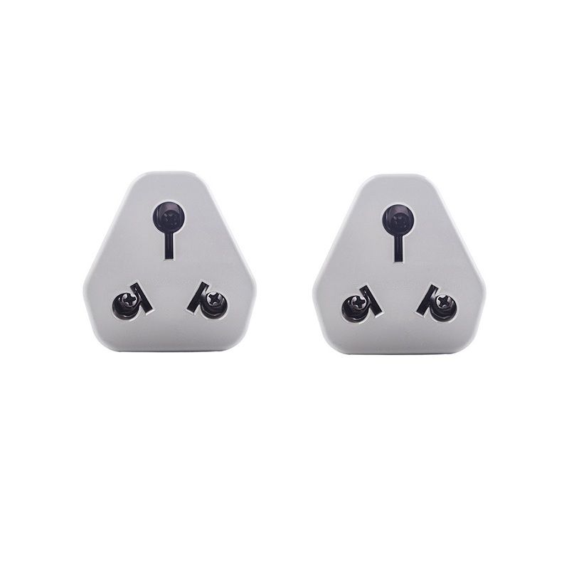 2pc Travel Adaptor 13A to 16A Multi-Plug Power Converter