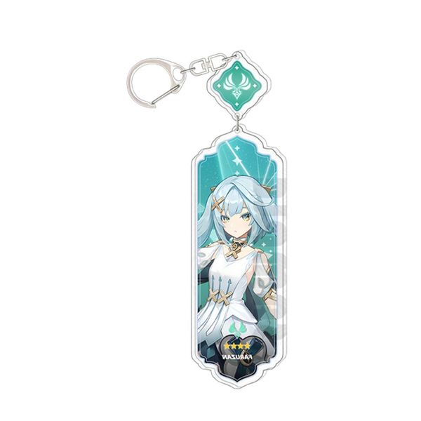 Faruzan Character Keyring and Bag Ring - Cute Cartoon Keychain