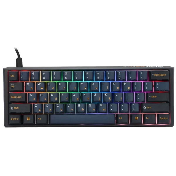 Ducky One 3 Pro Mini 60% Mechanical RGB Gaming Keyboard, Cherry MX2A Silver