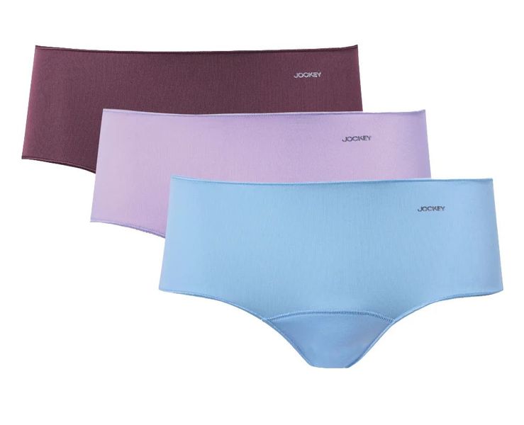 Jockey 3 Pack Ladies Knicker Shorts Underwear