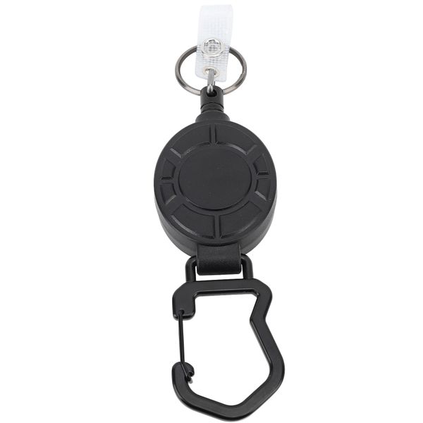 Magnetic Retractable ID Badge Holder with 80cm Steel Wire