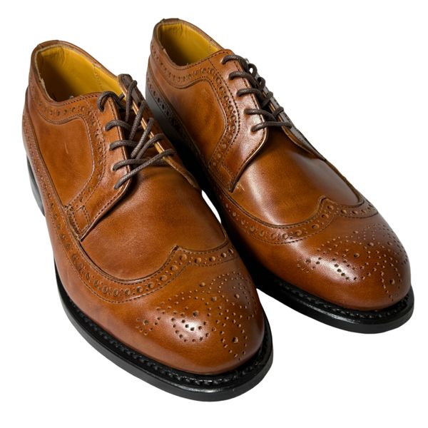 Johnston &amp; Murphy Tan Leather Brogue