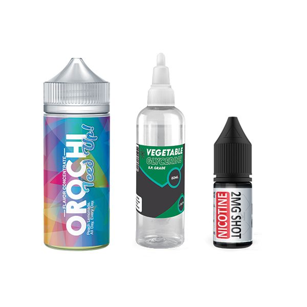 120ml Majestic Vapour Juice DIY Longfill Kit - Orochi Iced Up - 2mg