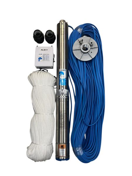 Algo 0.75kW 100m Submersible Borehole Pump Combo Kit