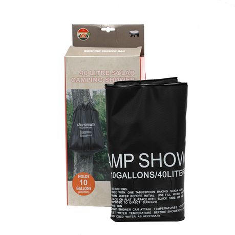 Solar Shower Bag, 10Gallon/40L Camping Shower Bag, Portable Shower Bag With  Removable Hose
