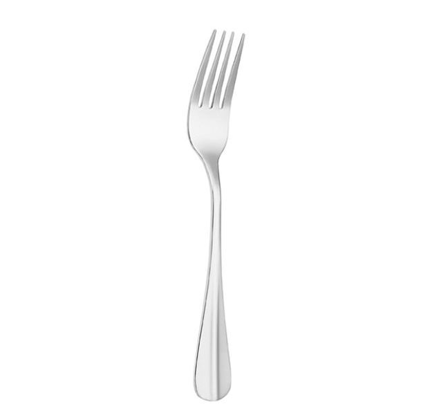 Silver Nov Baguette Stainless Table Fork 18/0 - Set of 12