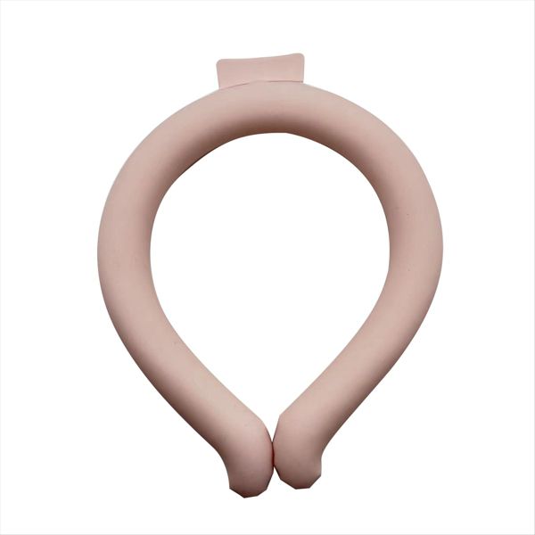 Ice Ring Neck Cooler for Hot Outdoor Sports Outdoor Workers Pink