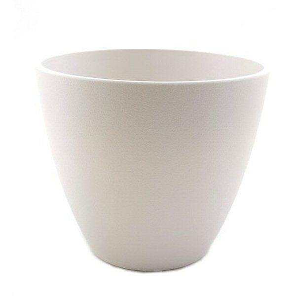 PH Garden - Plastic Plant Pot Cover White 15cm