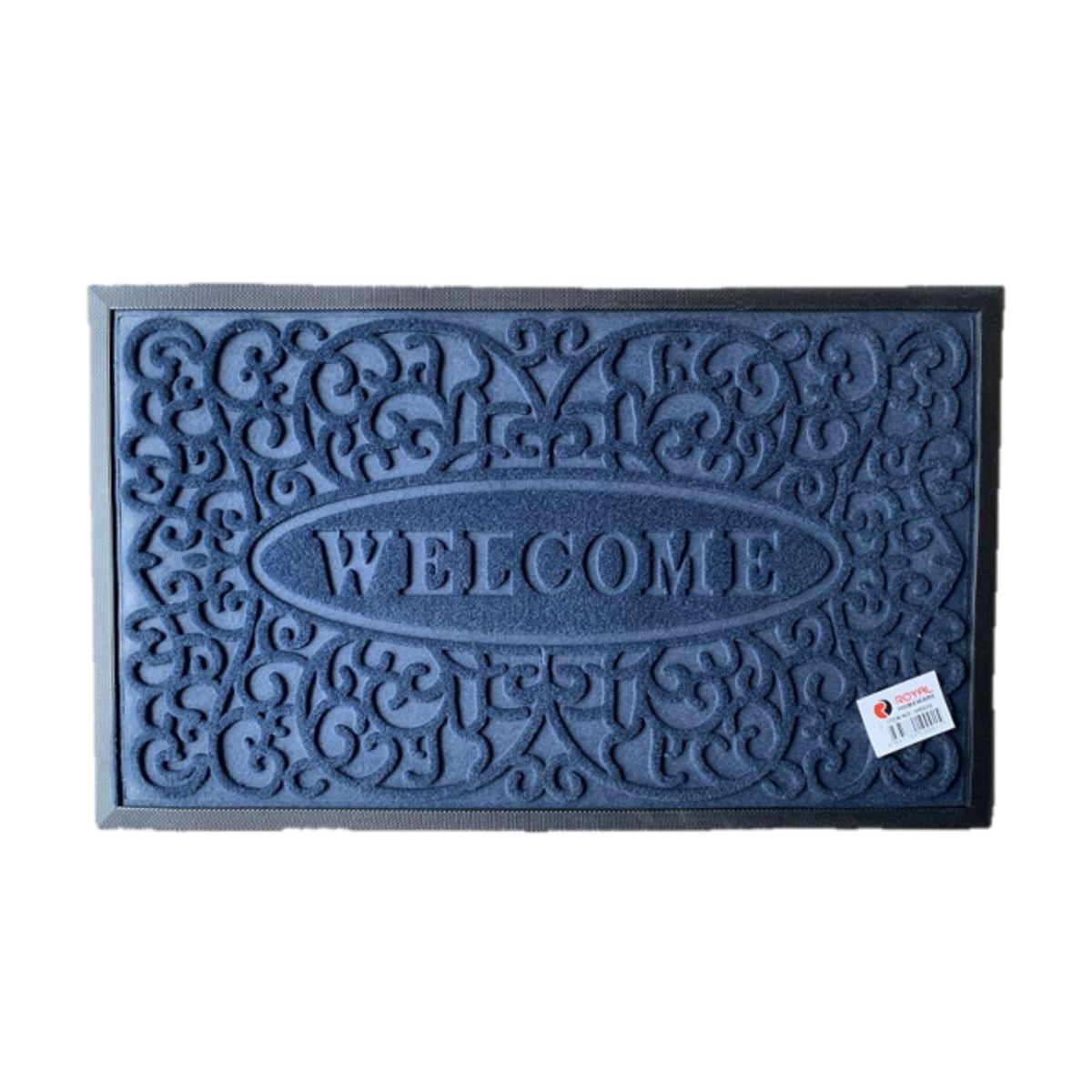 Royal Homeware Door Mat with Polyester Surface and Rubber Backing