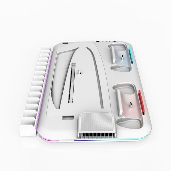 Ipega 4-in-1 Vertical Stand for PS5 Slim, Charging Dock &amp; Cooling Fan