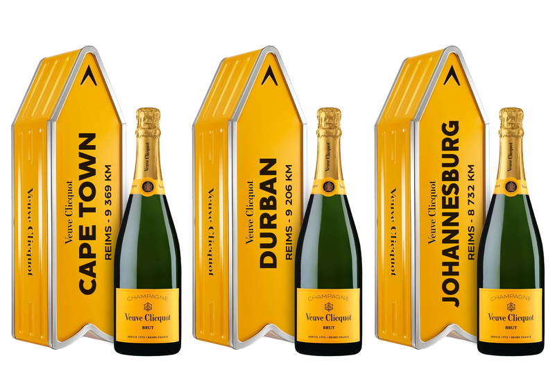 Veuve Cliquot Yellow Label Arrow Mixed Case Limited Edition 6 x 750ml