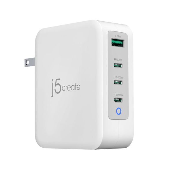 J5 Create 130W GaN USB-C 4-Port Charger