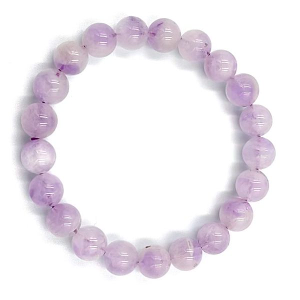 Natural Super Seven Amethyst Stones Handmade Bead Bracelet