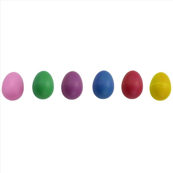 Plastic Egg Pieces, Shakers Set 6 Percussion Musical Eggs Kids Toys