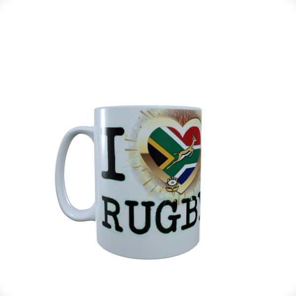 I Heart Rugby - Aesthetic - Coffee Mug