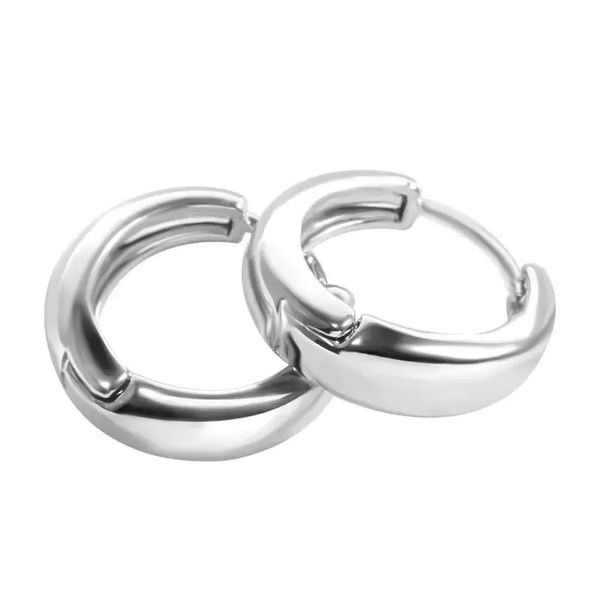 925 Sterling Silver Huggie Earrings