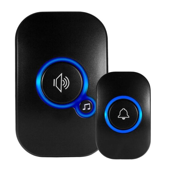 Wireless Doorbell With Led Flash Household Smart Cordless Door Bell