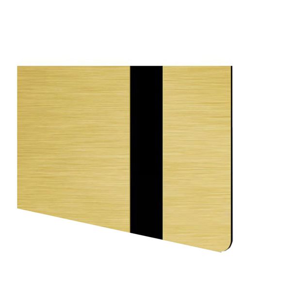 TroLase Foil - 600 x 300 mm, 0.2 mm - Gold/Black Engraving Sheet