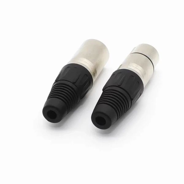 XLR 3-Pin Mic Cable Connector 10 Male+10 Female Pack