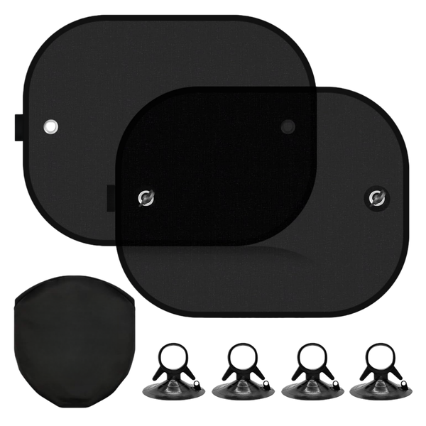 Universal Car Side Window Sun Shade with UV Protection, 44x36cm