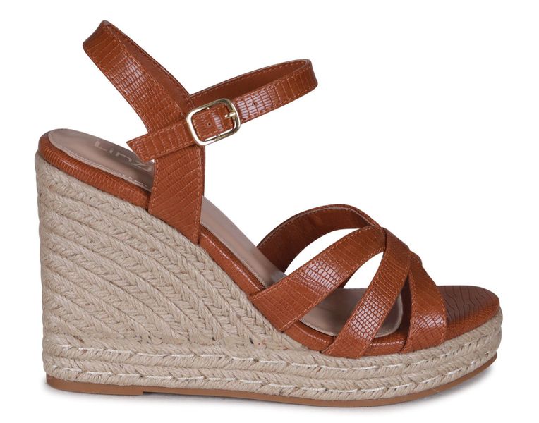 Linzi Ladies - KAVOS Soft Faux Leather Heels - Tan