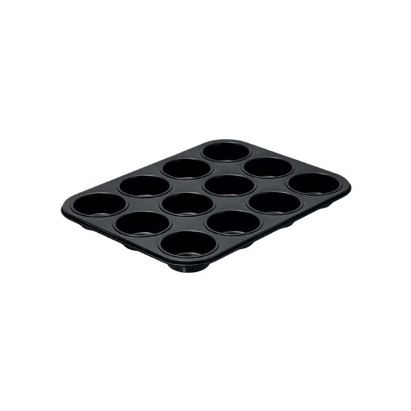 25.5x19.5x2.1cm 12 Non-Stick Muffin Baking Tray DHB40