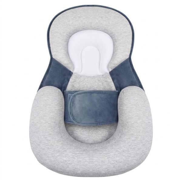 15-Degree Anti-Reflux Baby Nursing Pillow and Feeding Wedge - Grey